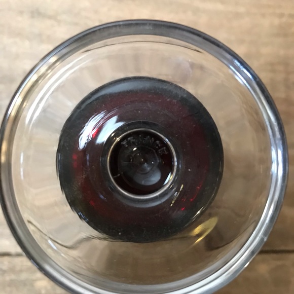 Vintage ruby glasses set of 8 - Picture 3 of 4